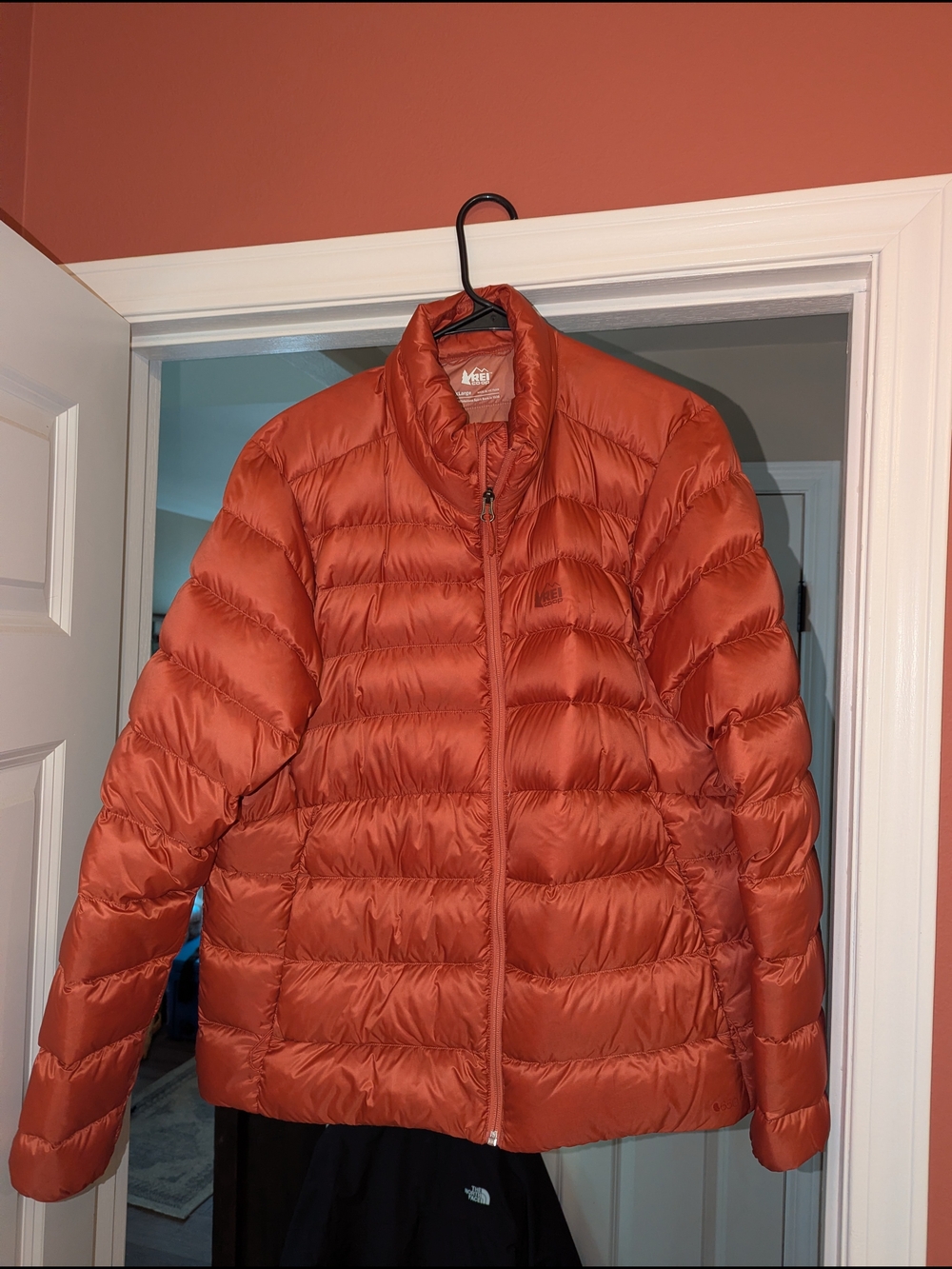 REI Women's Insulated Puffer Jacket - Rust Orange